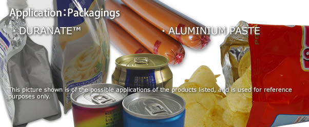 food packagings, cereal boxes, coffee cans, ink used on food packagings, lunch-boxes, medical packagings